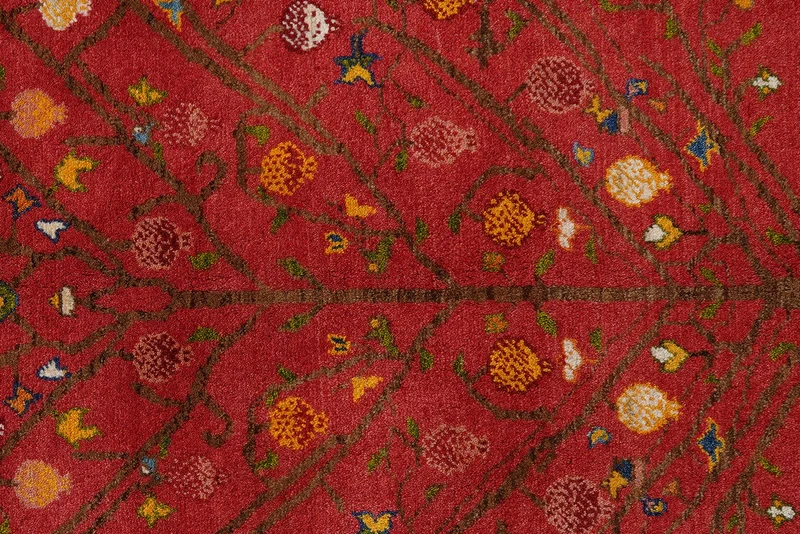 Rizbaf · Handgeknüpft – Rot, 200x147 cm