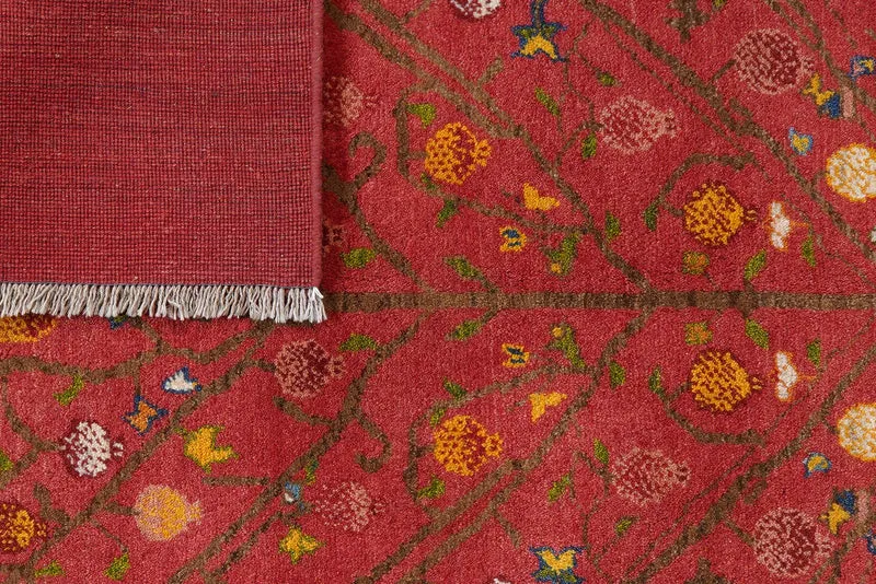 Rizbaf · Handgeknüpft – Rot, 200x147 cm