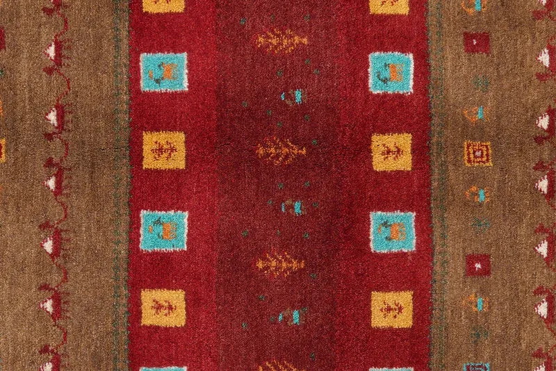 Gabbeh Sonnat · Handgeknüpft – Bunt, 200x151 cm
