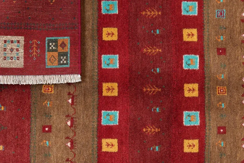 Gabbeh Sonnat · Handgeknüpft – Bunt, 200x151 cm