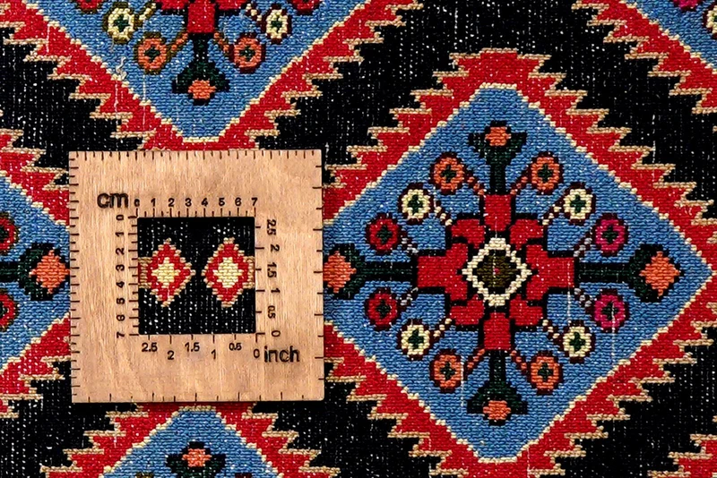 Hamadan · Handgeknüpft – Blau, 96x63 cm