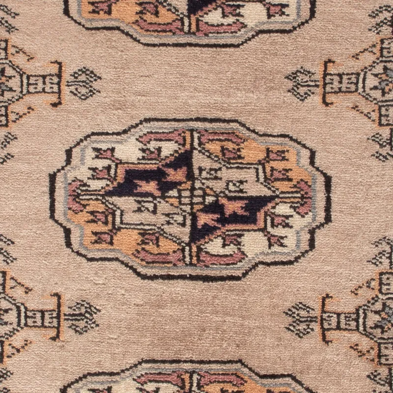 Pakistan Teppich 65x94cm - Orientteppich - hellbraun