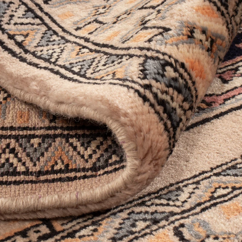Pakistan Teppich 65x94cm - Orientteppich - hellbraun
