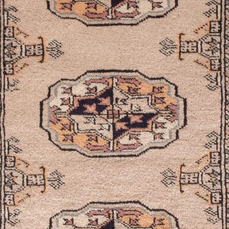 Pakistan Teppich - 64 x 94 cm - hellbraun
