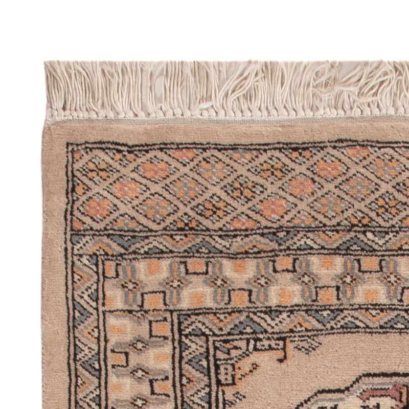 Pakistan Teppich - 64 x 94 cm - hellbraun