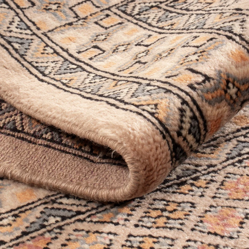 Pakistan Teppich - 64 x 94 cm - hellbraun