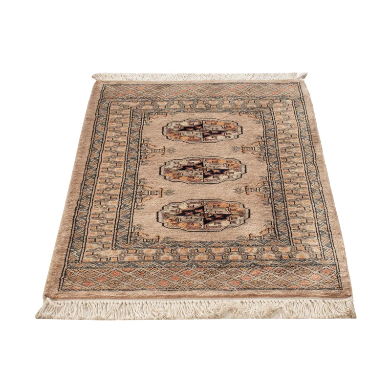 Pakistan Teppich - 64 x 94 cm - hellbraun