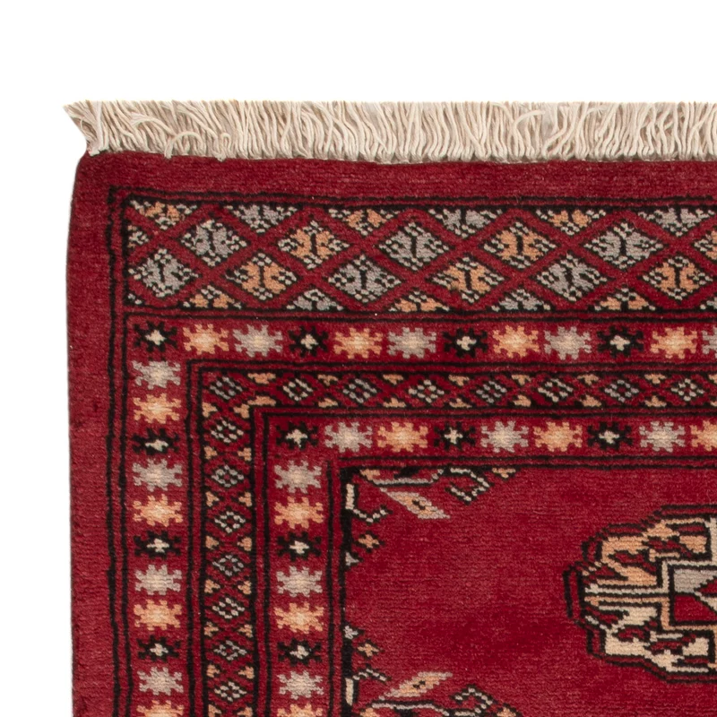Pakistan Teppich 67x95cm - Orientteppich - rot