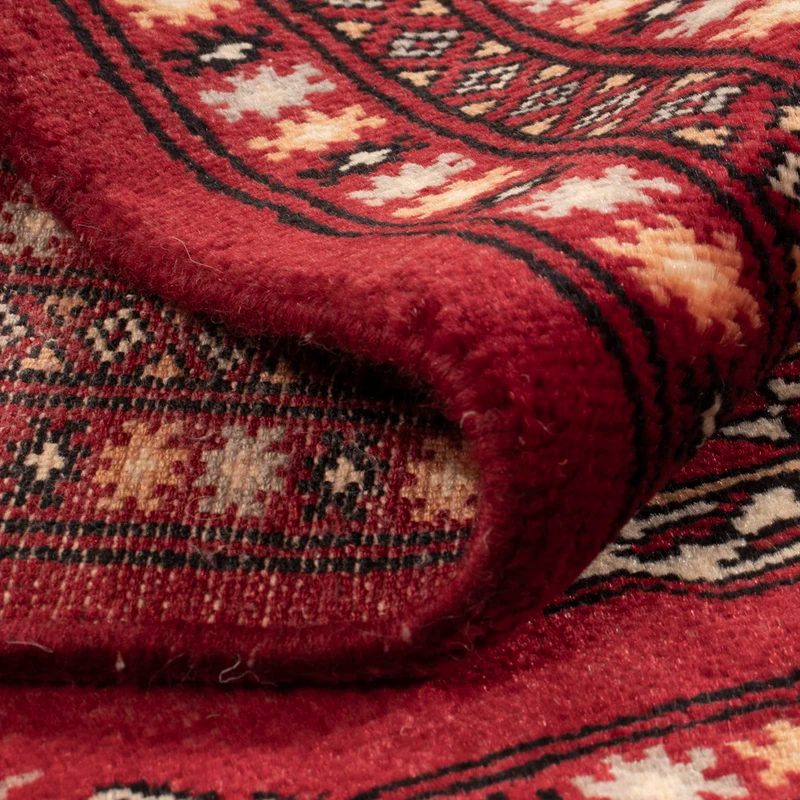 Pakistan Teppich 67x95cm - Orientteppich - rot