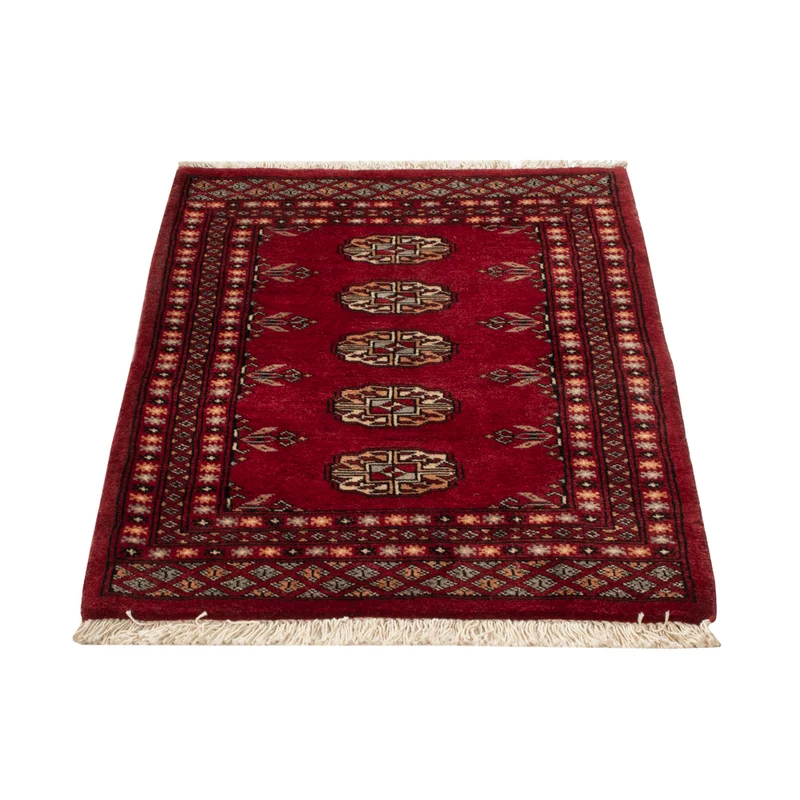Pakistan Teppich 67x95cm - Orientteppich - rot