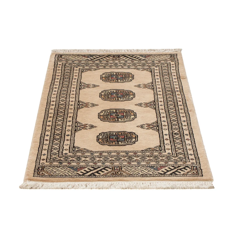 Pakistan Teppich 63x96cm - Orientteppich - creme