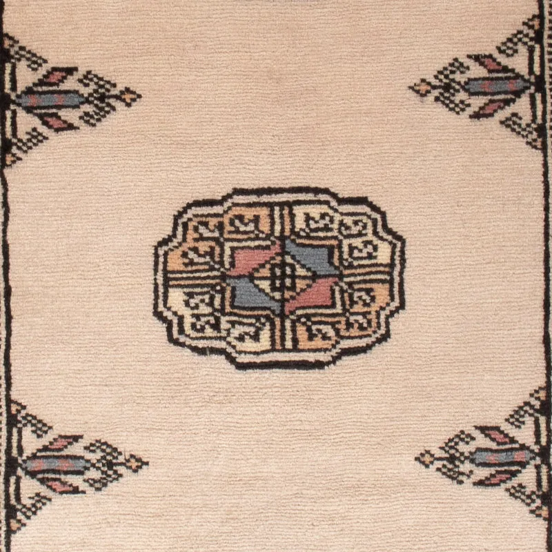 Pakistan Teppich 64x103cm - Orientteppich - creme