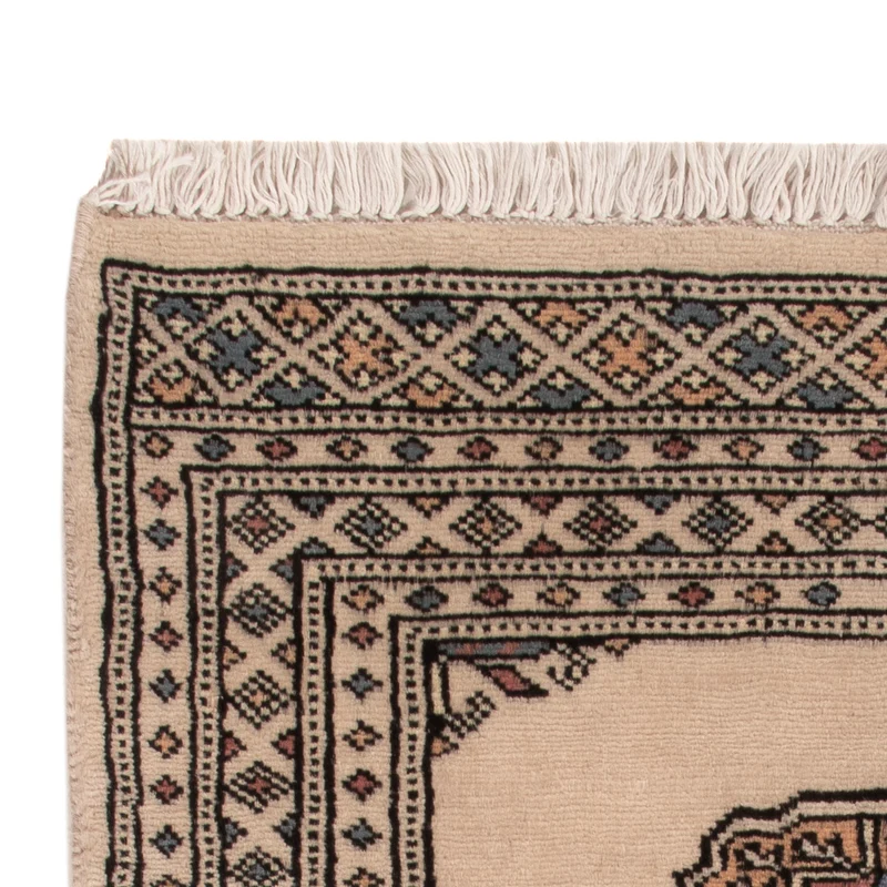 Pakistan Teppich 64x103cm - Orientteppich - creme