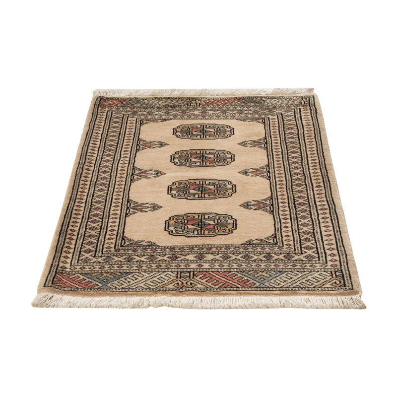 Pakistan Teppich 66x92cm - Orientteppich - creme