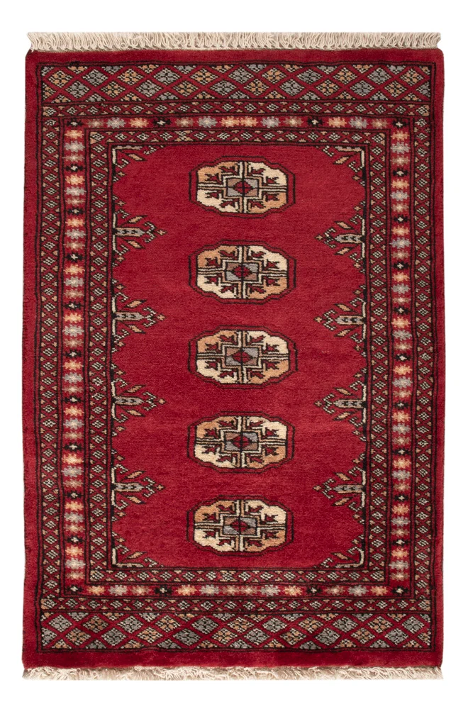 Pakistan Teppich 61x91cm - Orientteppich - rot