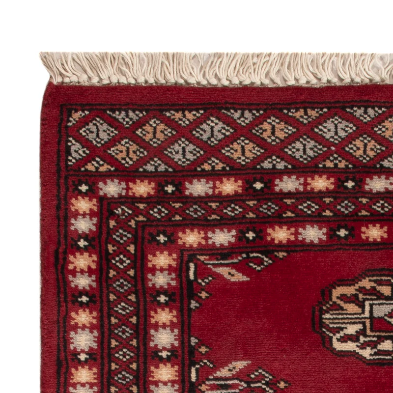 Pakistan Teppich 64x88cm - Orientteppich - rot