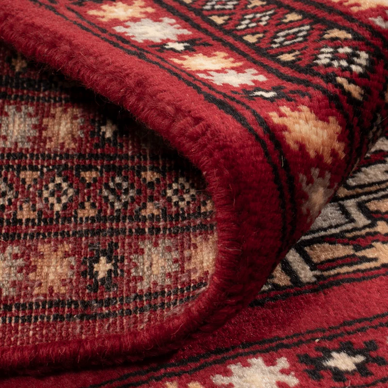 Pakistan Teppich 64x88cm - Orientteppich - rot