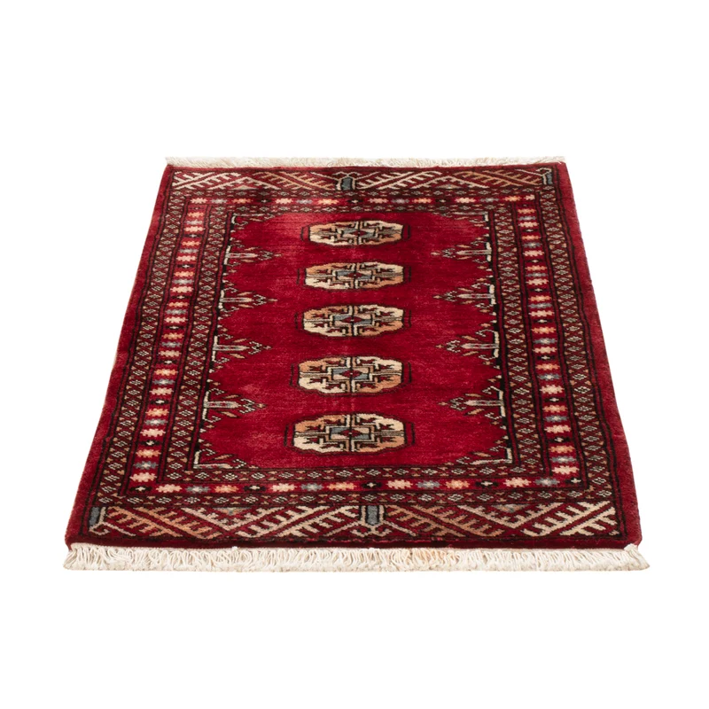 Pakistan Teppich 60x90cm - Orientteppich - rot