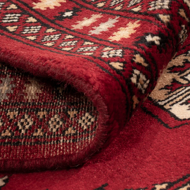 Pakistan Teppich 62x89cm - Orientteppich - rot