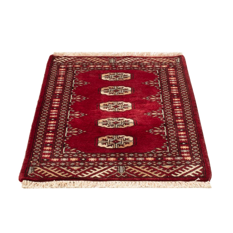 Pakistan Teppich 62x89cm - Orientteppich - rot