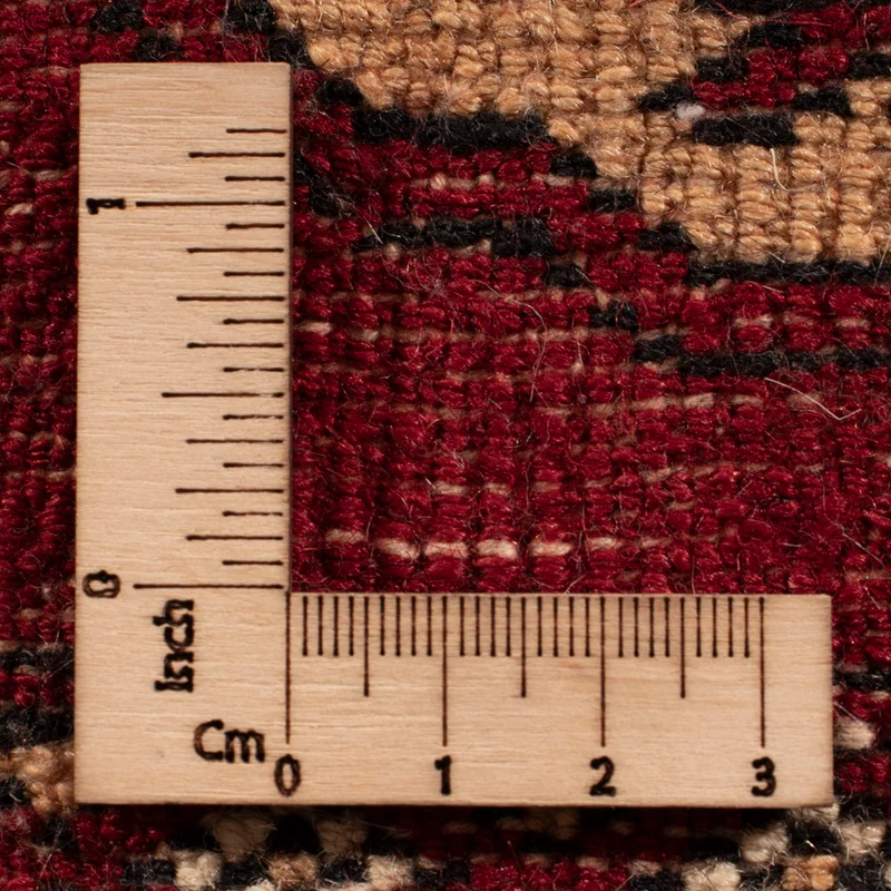 Pakistan Teppich 62x89cm - Orientteppich - rot