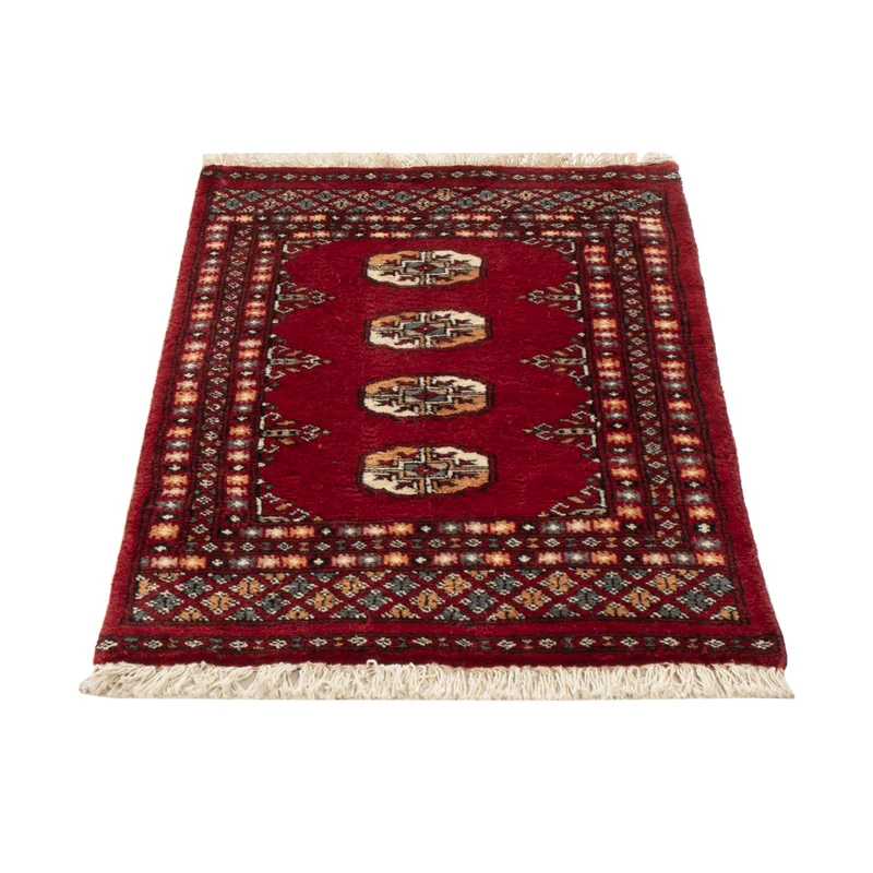 Pakistan Teppich 60x88cm - Orientteppich - rot
