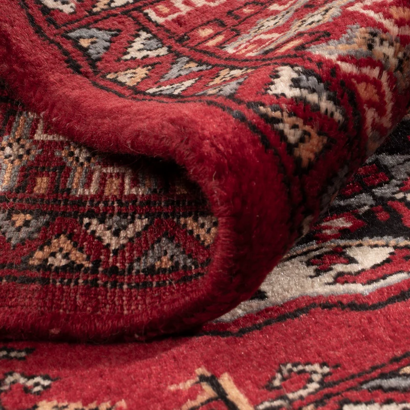 Pakistan Teppich 64x90cm - Orientteppich - rot