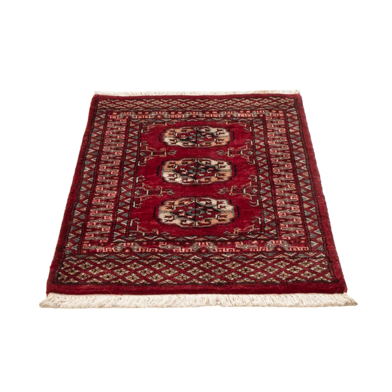 Pakistan Teppich 64x90cm - Orientteppich - rot