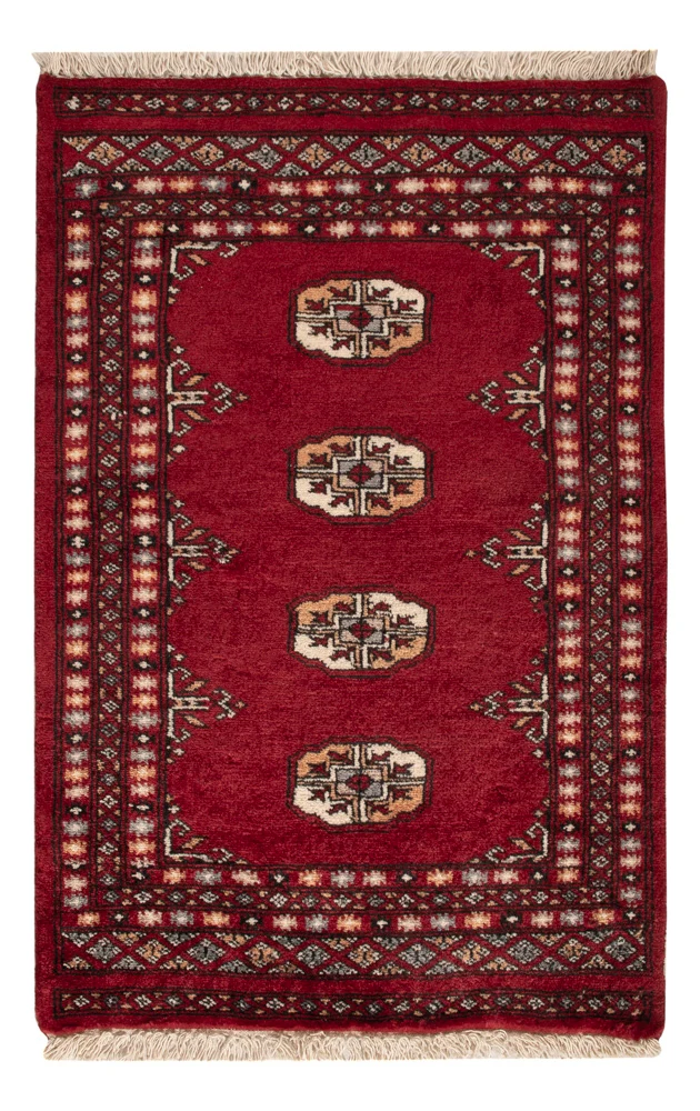 Pakistan Teppich 62x91cm - Orientteppich - rot