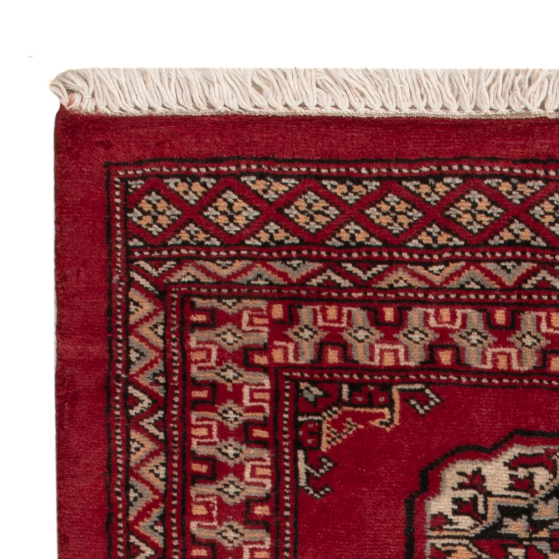 Pakistan Teppich 64x91cm - Orientteppich - rot