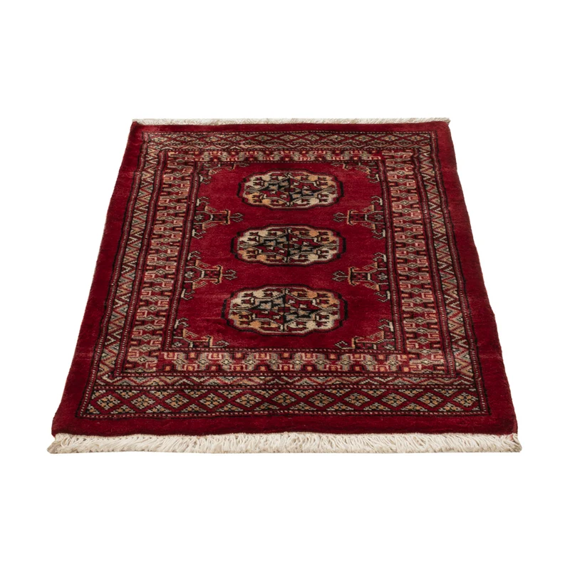 Pakistan Teppich 64x91cm - Orientteppich - rot