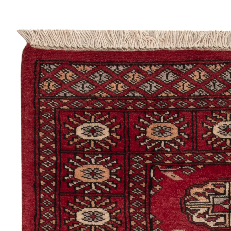Pakistan Teppich 64x88cm - Orientteppich - rot