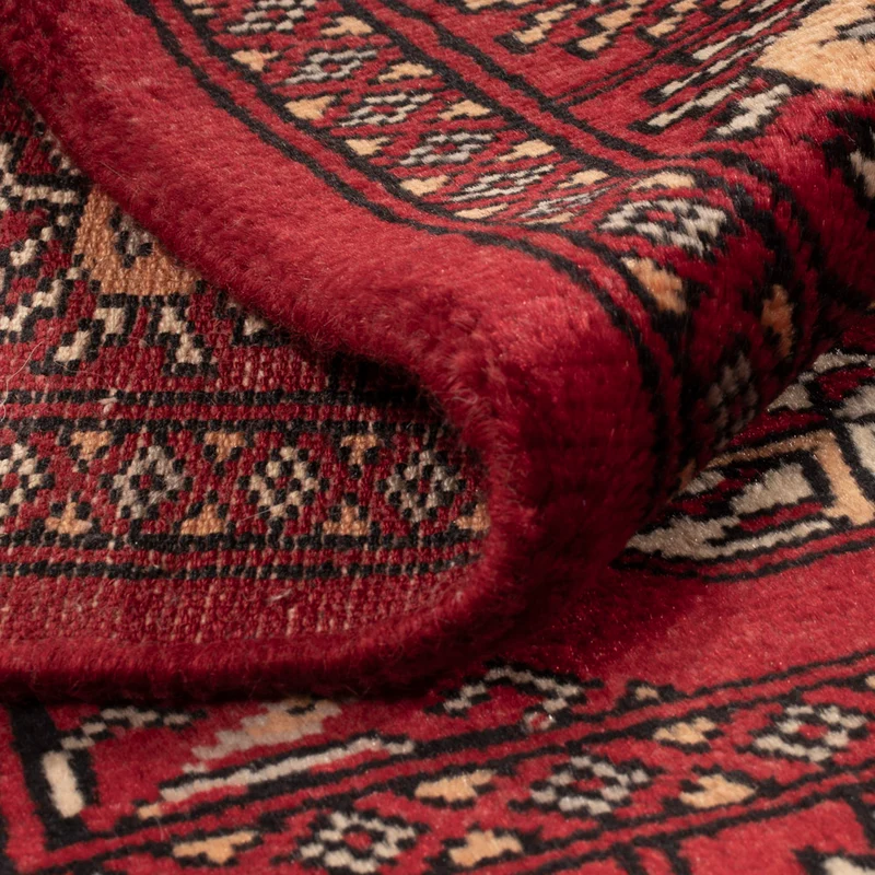 Pakistan Teppich 64x88cm - Orientteppich - rot