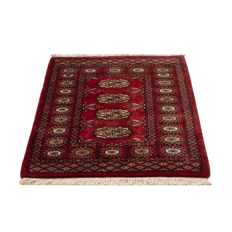 Pakistan Teppich 64x88cm - Orientteppich - rot