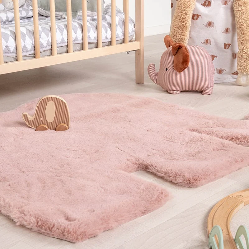 Kinderteppich - Huggy Elefant Rosa