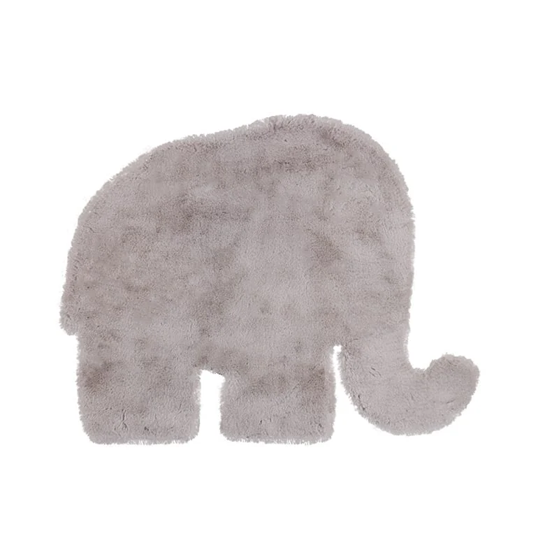 Kinderteppich - Huggy Elefant Grau