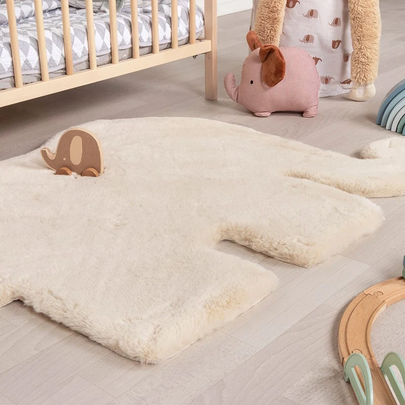 Kinderteppich - Huggy Elefant Creme