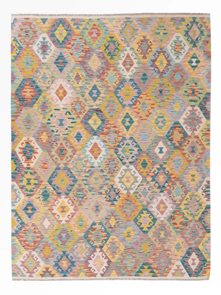 Kelim Maimene Teppich 182x241cm - bunt