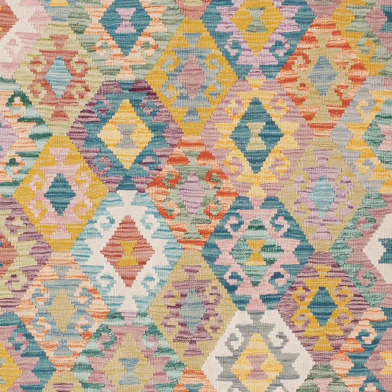 Kelim Maimene Teppich 182x241cm - bunt