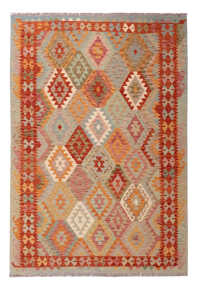 Kelim Maimene Teppich 173x249cm - bunt