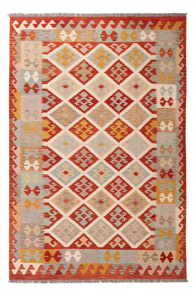 Kelim Maimene Teppich 170x253cm - bunt
