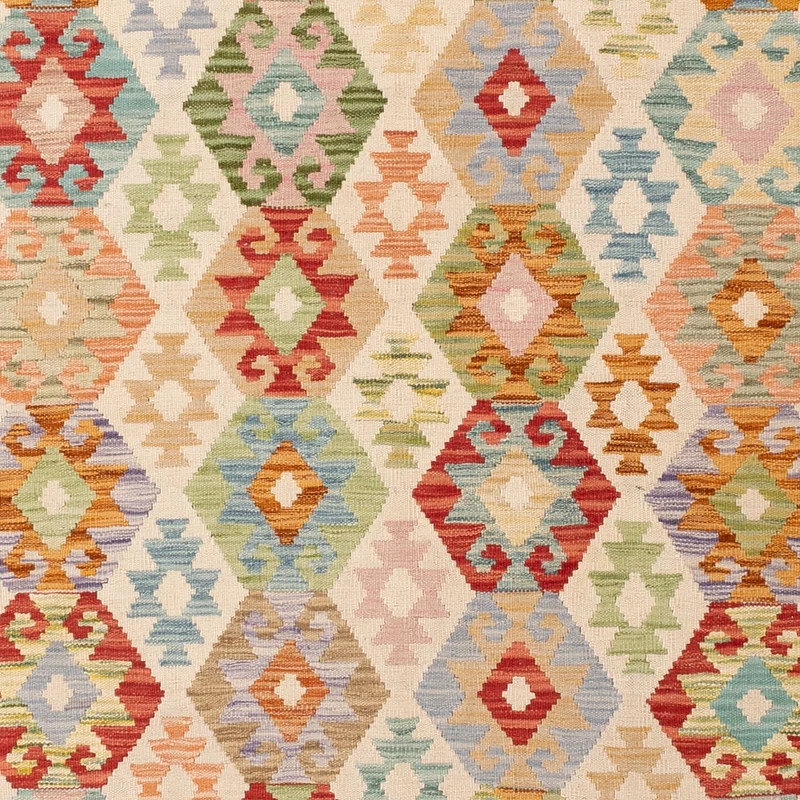 Kelim Teppich - Splash - 181 x 247 cm - bunt
