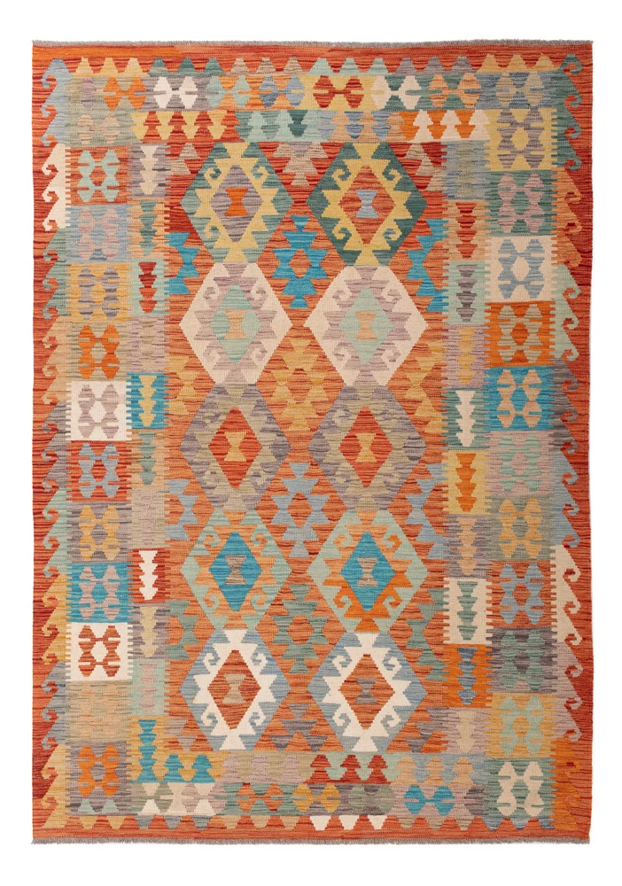 Kelim Maimene Teppich 177x249cm - bunt