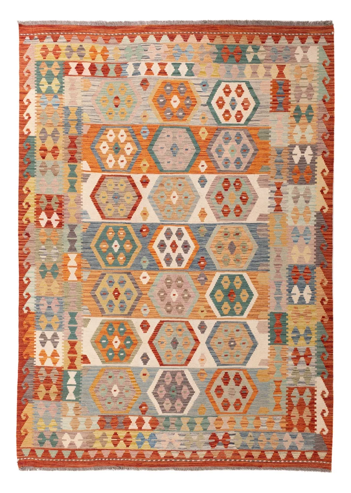 Kelim Maimene Teppich 178x249cm - bunt
