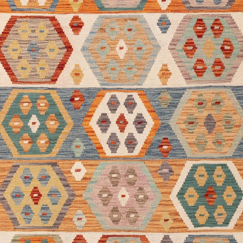 Kelim Maimene Teppich 178x249cm - bunt