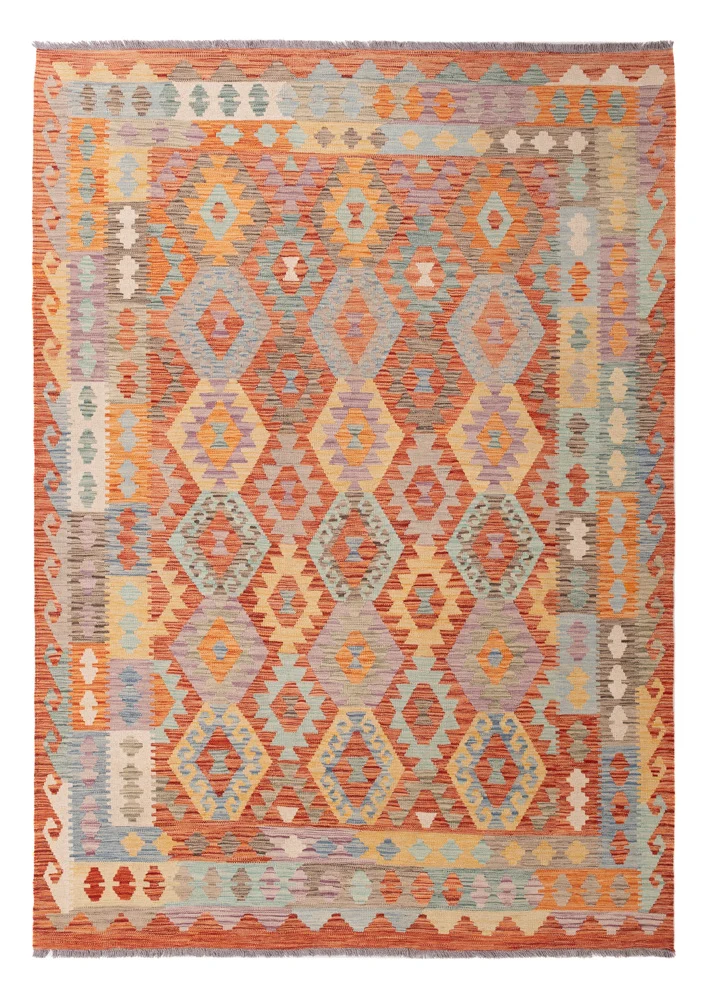 Kelim Maimene Teppich 179x251cm - bunt