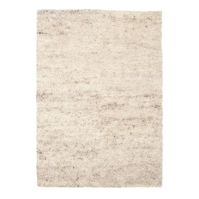 Hochflor Wollteppich - Royal Creme Meliert