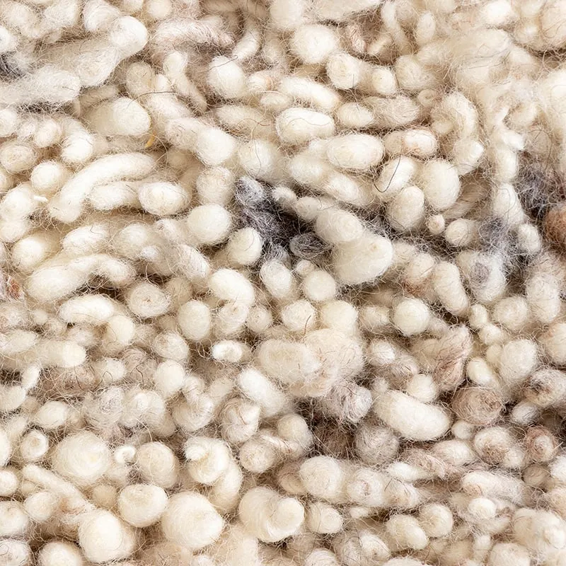 Hochflor Wollteppich - Royal Creme Meliert