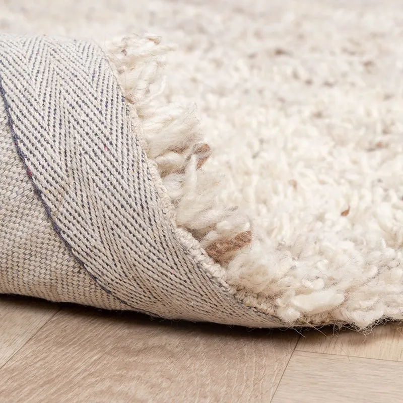 Hochflor Wollteppich - Royal Creme Meliert