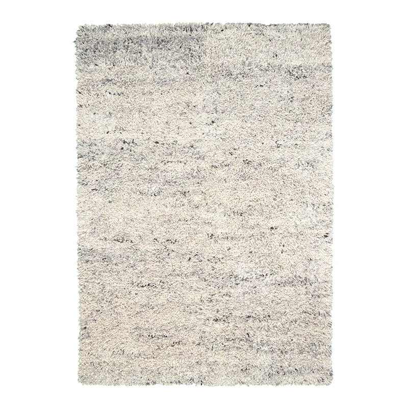 Hochflor Wollteppich - Royal Creme Grau
